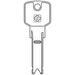 CHIAVE PUNZONATA EVVA EV106 SILCA