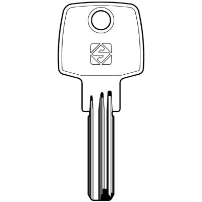 CHIAVE PUNZONATA ABUS AB40 SILCA