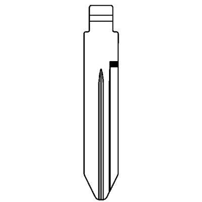 CHIAVE FLIP AUTO CHRYSLER CY24CH SILCA
