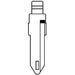 CHIAVE FLIP AUTO RENAULT NE72CH SILCA