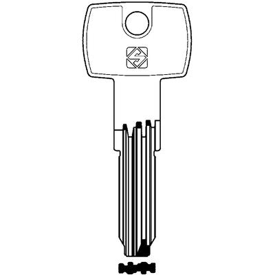 CHIAVE PUNZONATA CORBIN CB97SMD SILCA