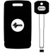 CHIAVE AUTO TRANSPONDER SLOT VOLVO HU137TEK SILCA