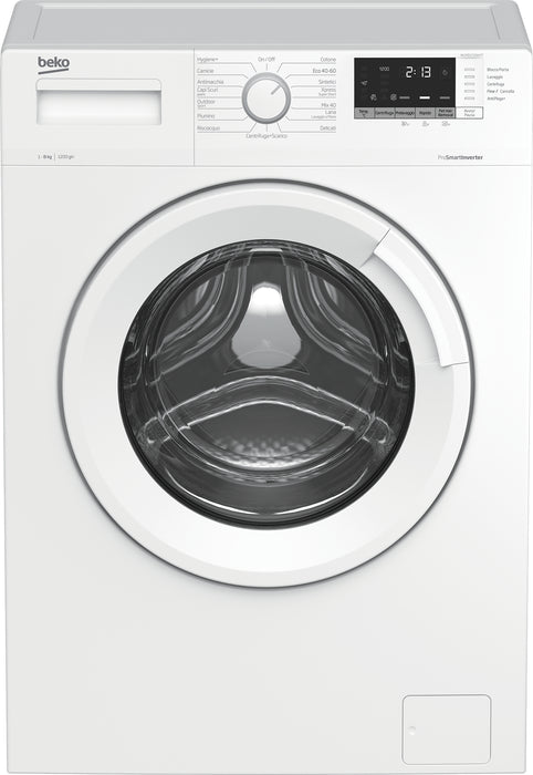 BEKO LAVATRICE 8KG YOUNG SMART C INVERTER 1200GIRI WUX81232WI/IT