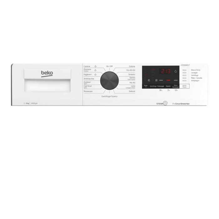 Beko WTX91482AI-IT lavatrice Caricamento frontale 9 kg 1400 Giri/min Bianco