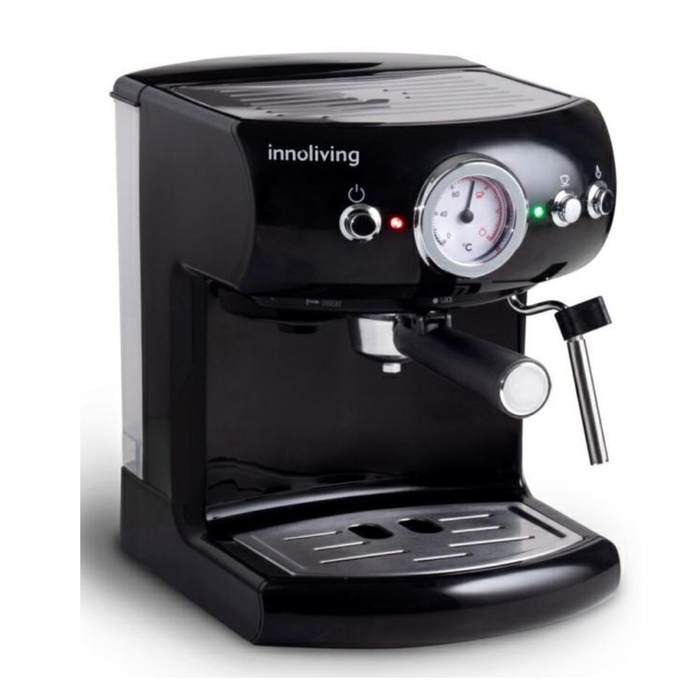 INNOLIVING MACCHINA DA CAFFE CAPSULE/CIALDE CAPPUCCINATORE NERO INN-789