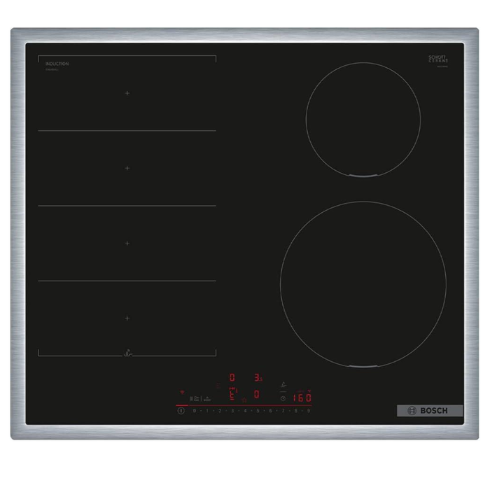 BOSCH PIANO COTTURA INCAS.INDUZIONE PROFILI WIFI 4ZONE 60CM PVS645HB1E