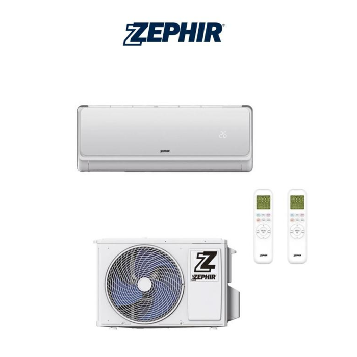 ZEPHIR CONDIZIONATORE 18000BTU A++/A+ R32 2TELECOMANDI ZAX18000