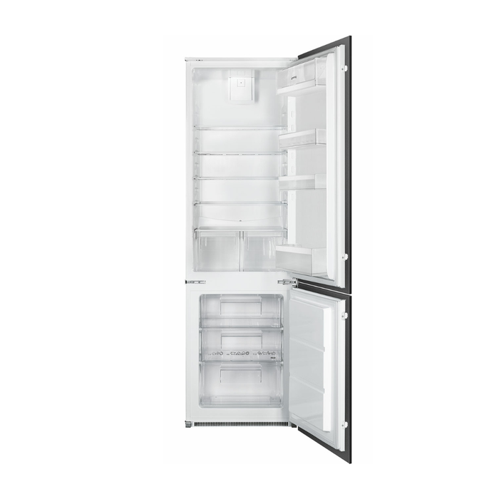 SMEG FRIGO INCASSO COMBINATO VENTILATO NO FROST 269LT E BIANCO C41721E