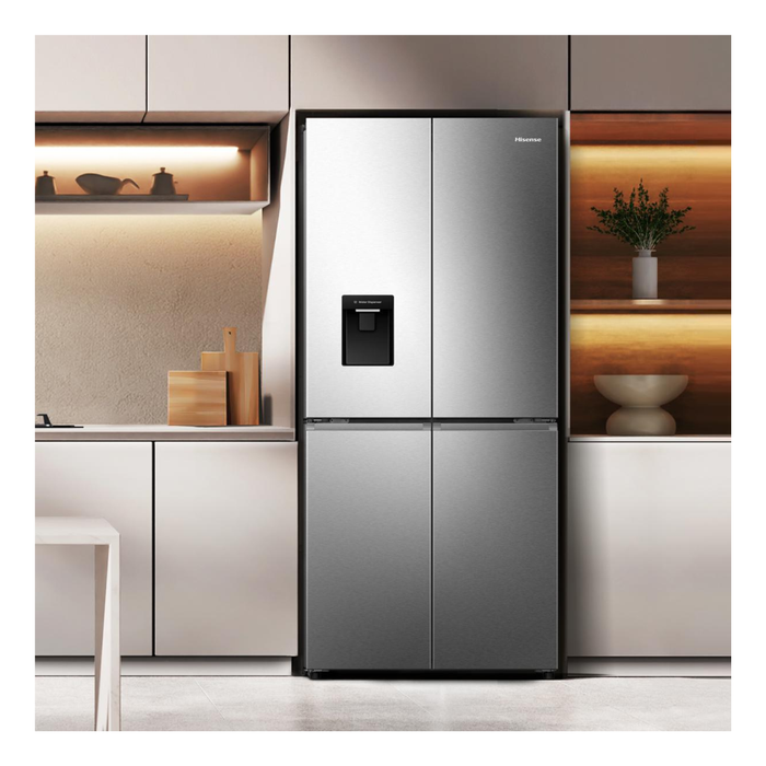 HISENSE FRIGO 4 PORTE TOTAL NOFROST 460LT E 79CM INOX RQ5P470SMIE