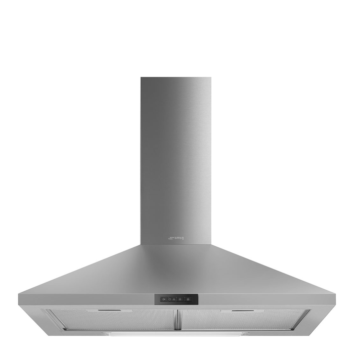 SMEG CAPPA ASPIRANTE A MURO 60CM 180W D INOX LUCE LED KDE600EX