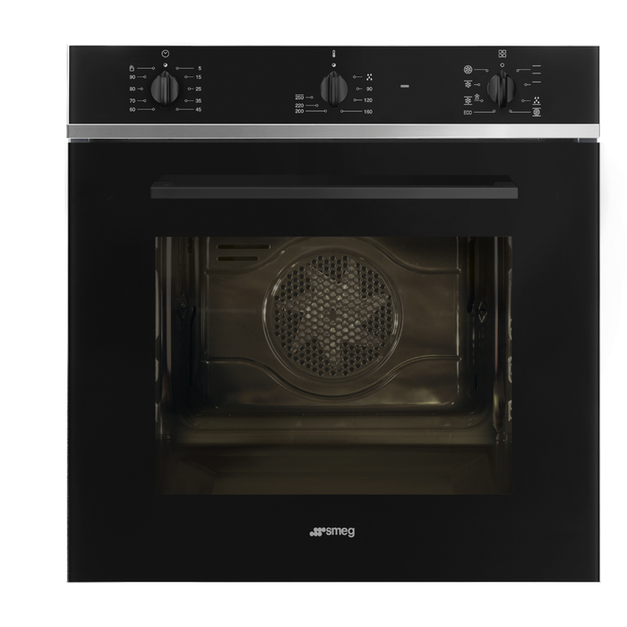 SMEG FORNO INCASSO TERMOVENTILATO 3MAN. VAPORE 70LT 60CM NERO SF64M3TB