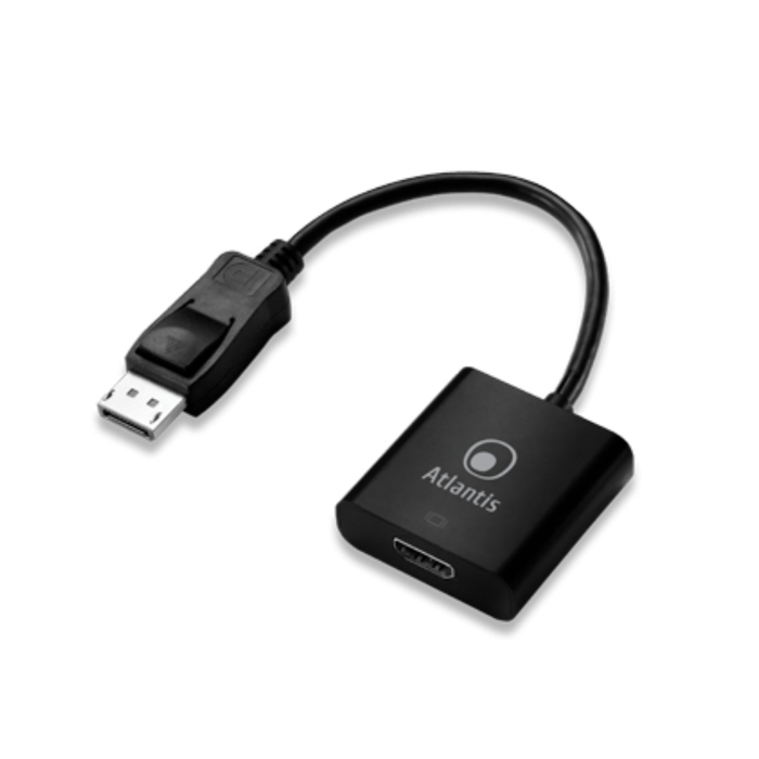 ATLANTIS CONVERTITORE DA DISPLAY PORT MASCHIO A HDMI FEMMINA