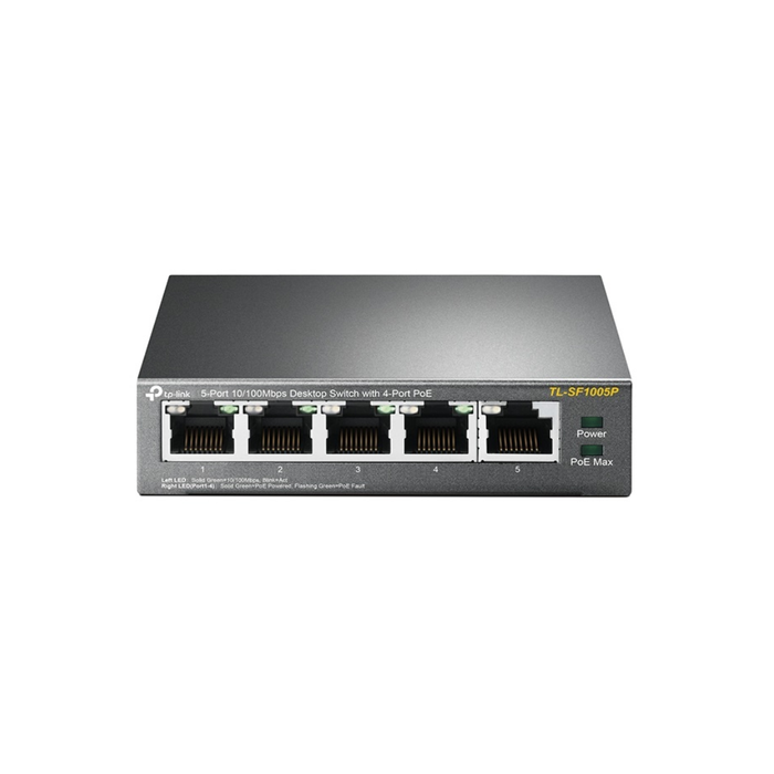 TPLINK HUB SWITCH 5 PORTE GIGABIT 4 PORTE POE 10/100/1000 TL-SG1005P
