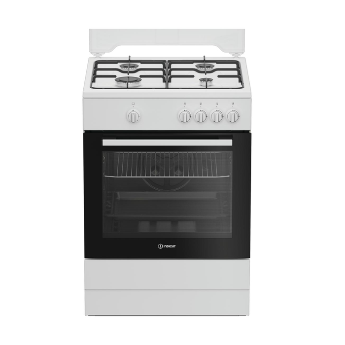 INDESIT CUCINA A GAS 4 BRUC.FORNO GAS 64LT 60x60 BIANCO I6GGKMW