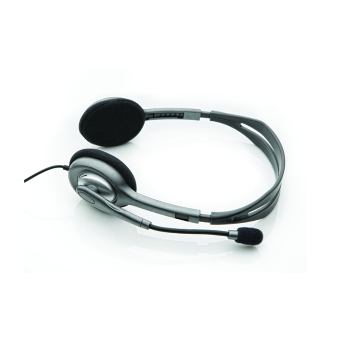 LOGITECH CUFFIA CON MICROFONO H110 GRIGIO 2xJACK 3,5mm 981-000271