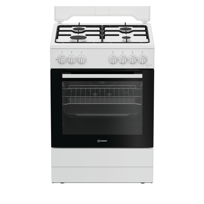 INDESIT CUCINA A GAS 4 BRUC.FORNO ELETTRICO 73LT 60x60 BIANCO I6G3PMW