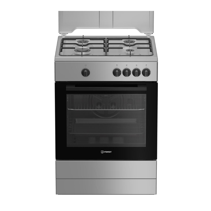 INDESIT CUCINA A GAS 4 BRUCIATORI FORNO GAS 64LT 60x60 INOX I6GGKMS
