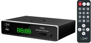 I-Zap Decoder T385 Play DVBT2 HEVC 10 BIT HD/USB Tasti Grandi