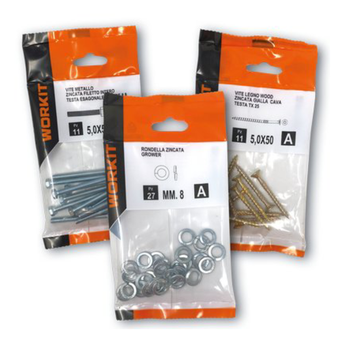 Workit kit vite truciolare tsp ottonata