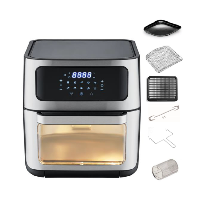 ZEPHIR FRIGGITRICE AD ARIA MULTIFUNZ. 12LT 1800W DISPLAY TOUCH ZHC121N