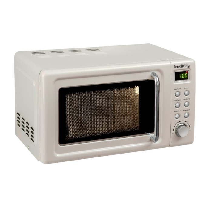 INNOLIVING FORNO MICROONDE VINTAGE GRILL 20LT 800+700W BEIGE INN-861B