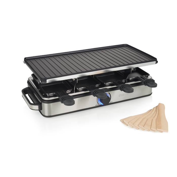 PRINCESS BISTECCHIERA RACLETTE 8 DELUXE GRIGLIA 42x21cm 1400W