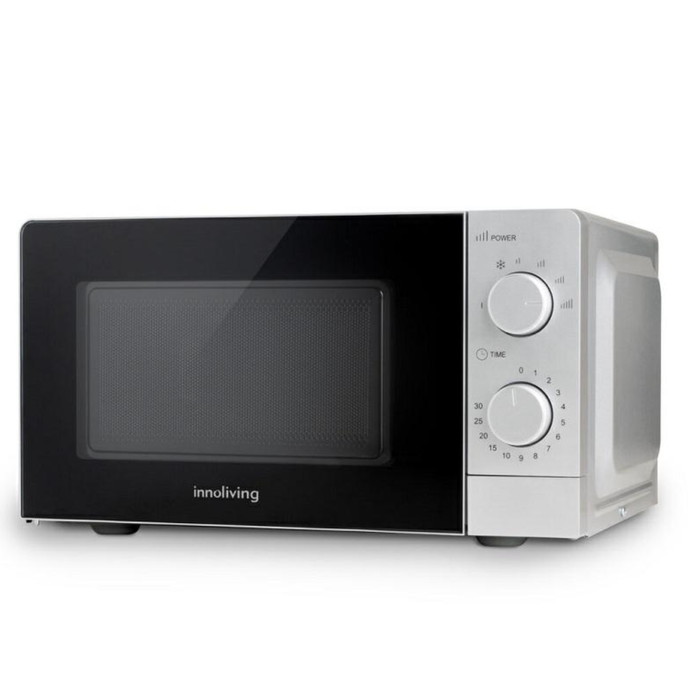 INNOLIVING FORNO MICROONDE 19LT700W SILVER INN-860