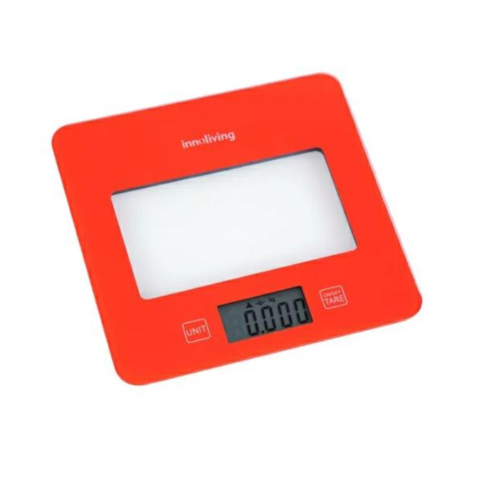 INNOLIVING BILANCIA DA CUCINA DIGITALE SLIM 5KG ARANCIONE INN-123O