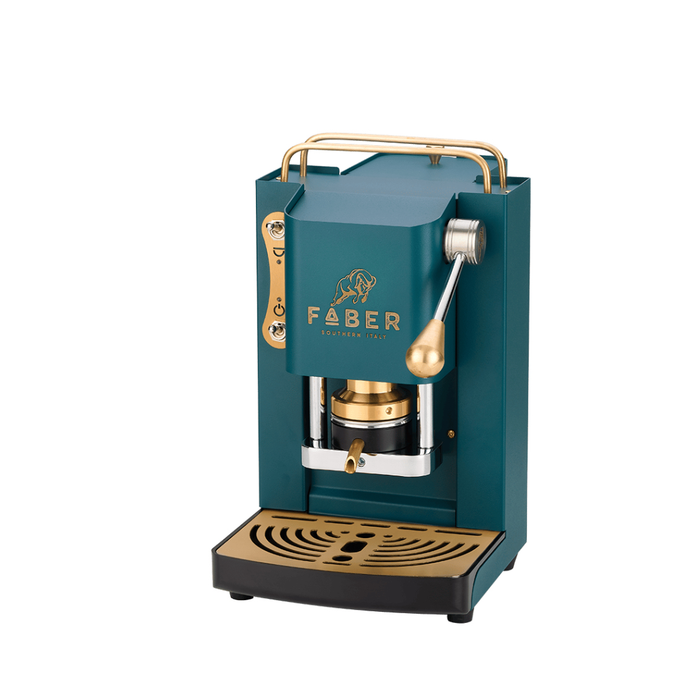 FABER MACCHINA DA CAFFE' A CIALDE PRO MINI DELUXE BRITISH GREEN