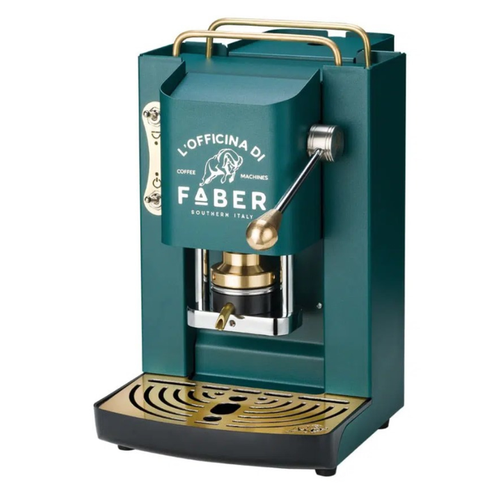 FABER MACCHINA DA CAFFE' A CIALDE PRO DELUXE BRITISH GREEN