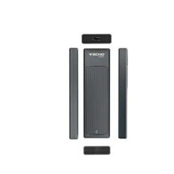 TECNO BOX ESTERNO SSD M.2 2230/2242/2260/2280 USB2/3.0 NERO TC-M05