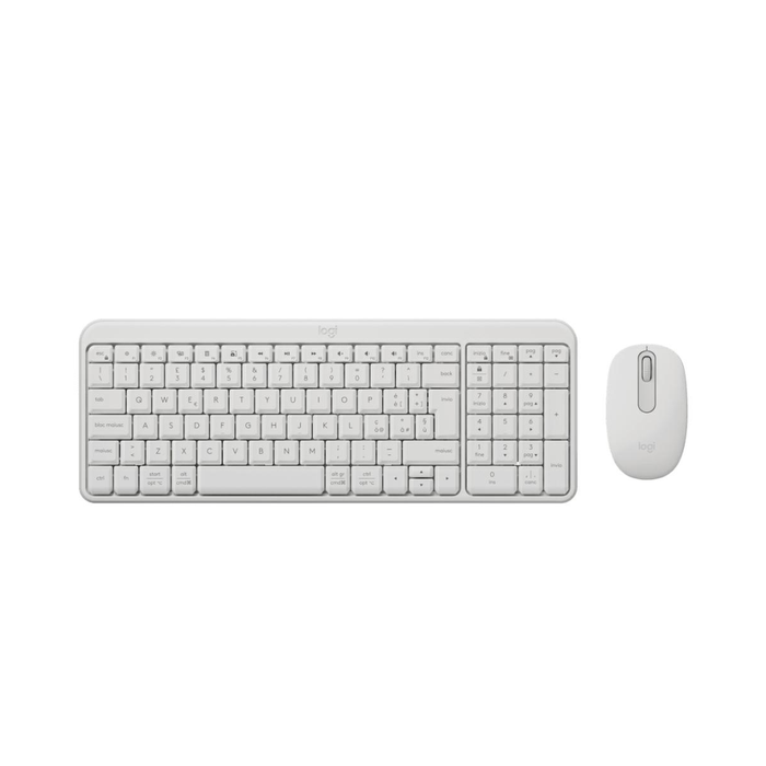 LOGITECH KIT TASTIERA+MOUSE WIRELESS USB BIANCO MK250 920-013535