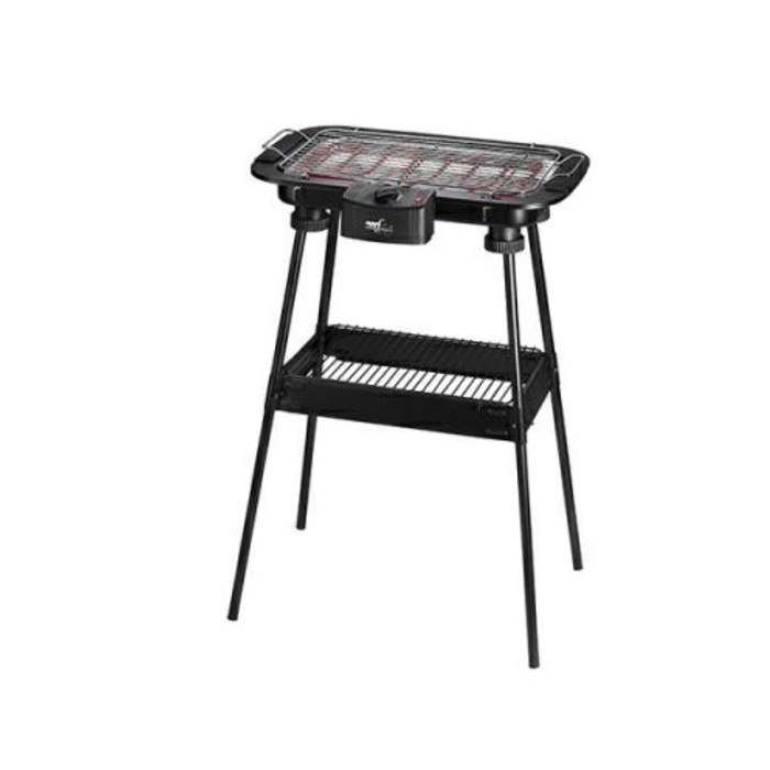 MELCHIONI BARBECUE ELETTRICO CON PIEDISTALLO 38x22CM 2000W NERO