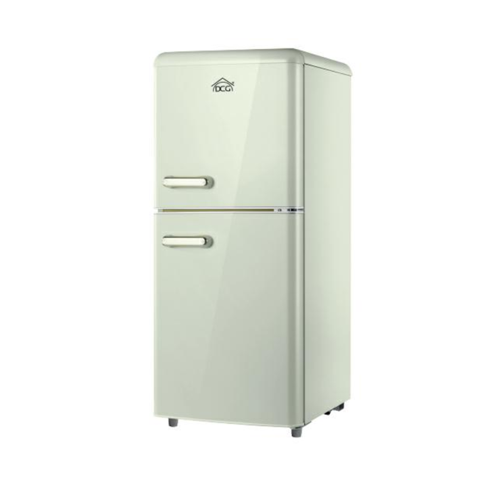 DCG FRIGO DOPPIA PORTA LINEA RETRO' 110LT E CREMA MF110CCDP