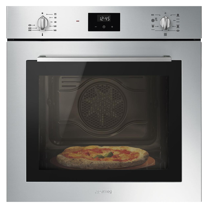 SMEG FORNO INCASSO TERMOVENTILATO PIZZA DISPLAY 60CM INOX SF6400S1PZX