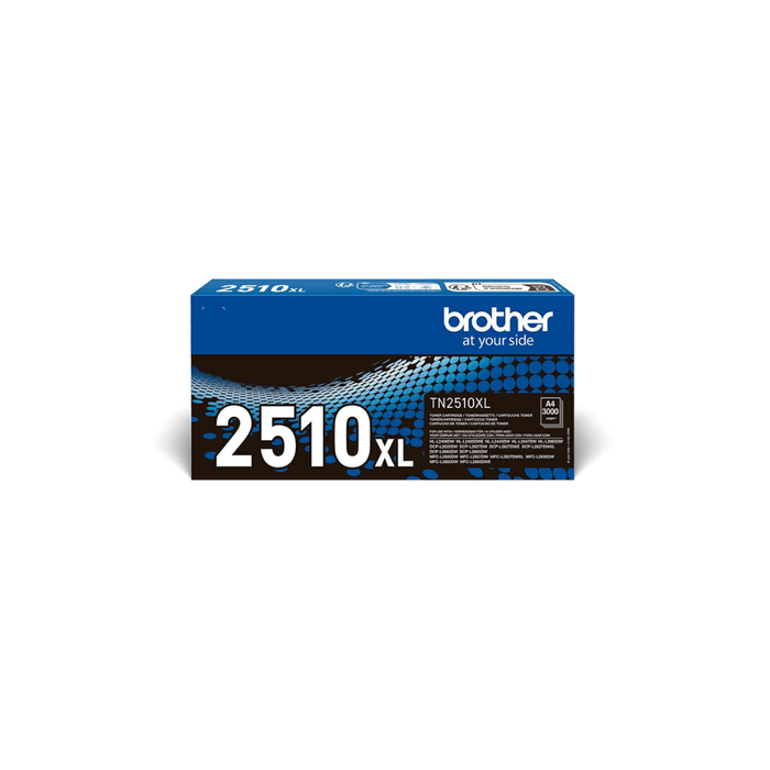 BROTHER TONER ORIGINALE TN-2510XL 3K NERO