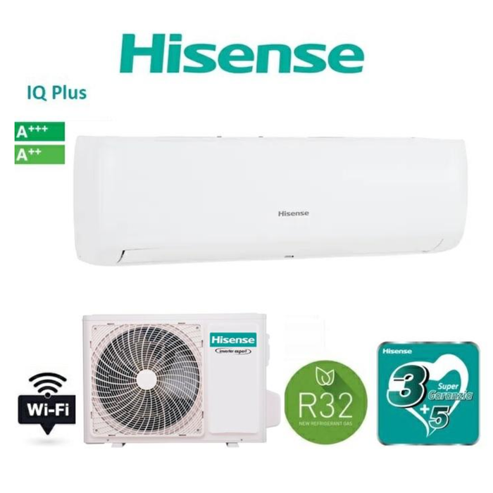 HISENSE CONDIZIONAT. 9000BTU A+++/A++ iQPLUS WIFI AS25MR01W/CJMR0902G