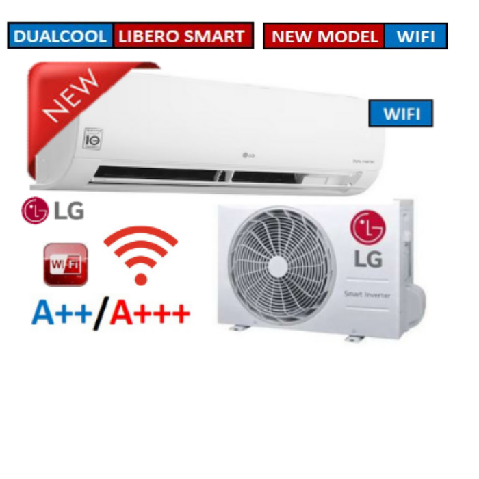 Condizionatore LG DualCool Libero Smart R-32 Wi-Fi A++/A+++