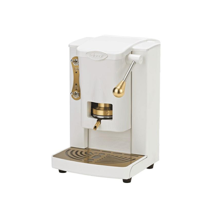FABER MACCHINA DA CAFFE' A CIALDE PICCOLA KOLOR WHITE MILK PRESTIGE