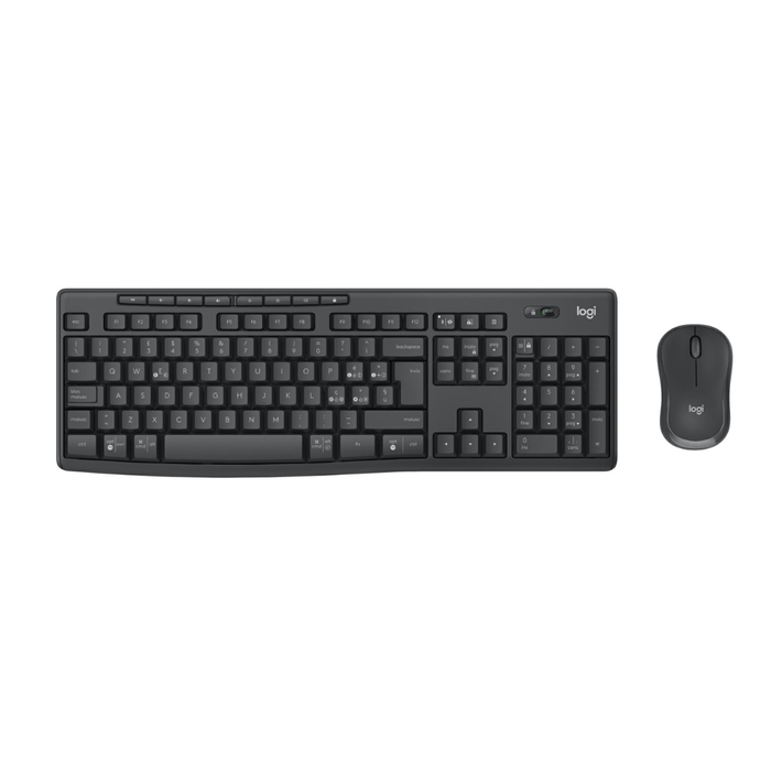 LOGITECH KIT TASTIERA+MOUSE WIRELESS USB NERO MK370 920-012069