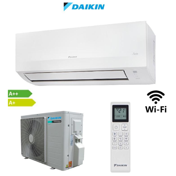 DAIKIN CONDIZIONATORE 12000BTU WIFI SIESTA A++/A+ R32 ATXC35E/ARXC35E