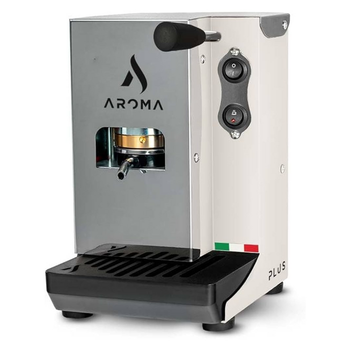 Aroma Plus Basic Macchina da Caffè Cialde 44mm Bianco