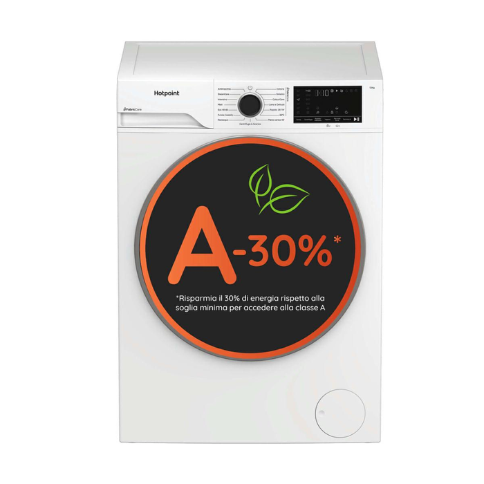 HOTPOINT LAVATRICE 12KG INVERTER A-30% 1400GIRI HB 123 CARE IT