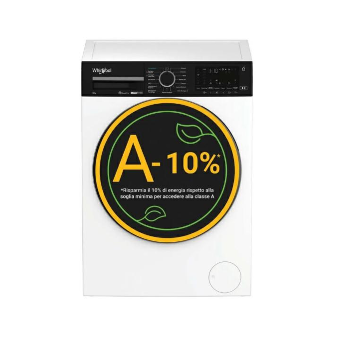 WHIRLPOOL LAVATRICE 12KG WIFI INVERTER VAPORE 1400GIRI WPM 27W ADS IT