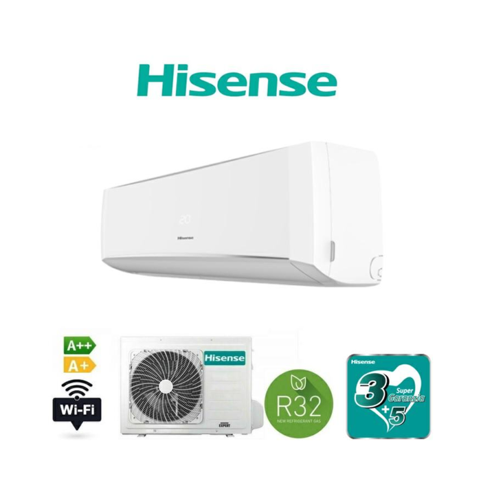 HISENSE CONDIZIONATORE 24000BTUA++/A+ HALO WIFI CBBT242RG/ATBT242RW