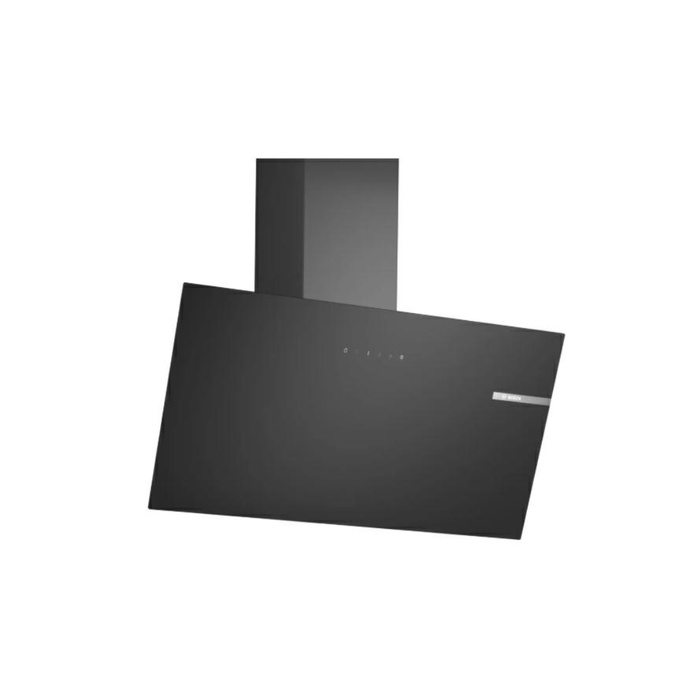 BOSCH CAPPA DESIGN IN VETRO A MURO 80CM 220W LUCE LED NERO DWK85DK60