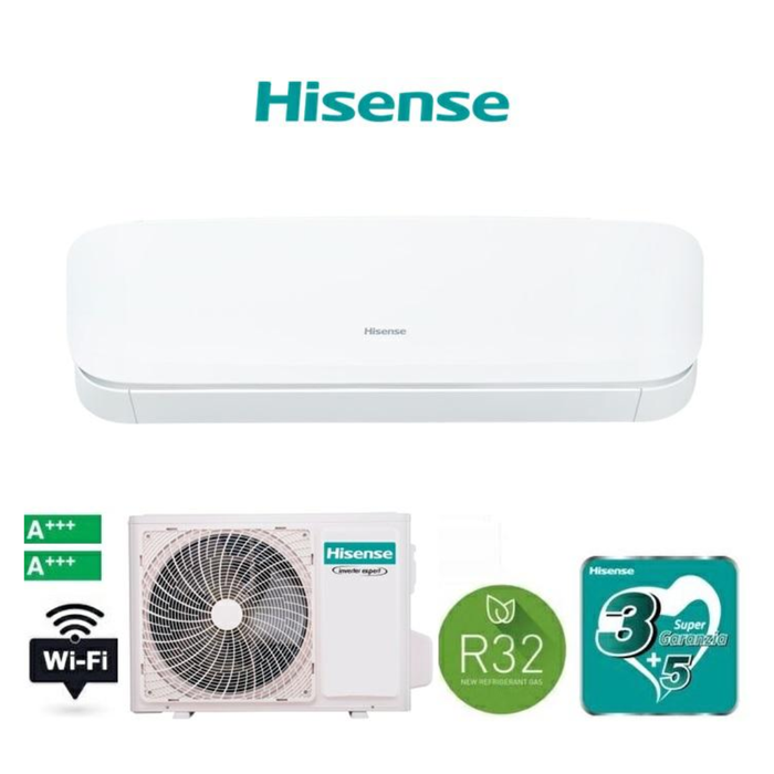 HISENSE CONDIZION. 9000BTU A+++/A+++ FRESH AIR WIFI QJ25XJ3AG/QE25XV2XW