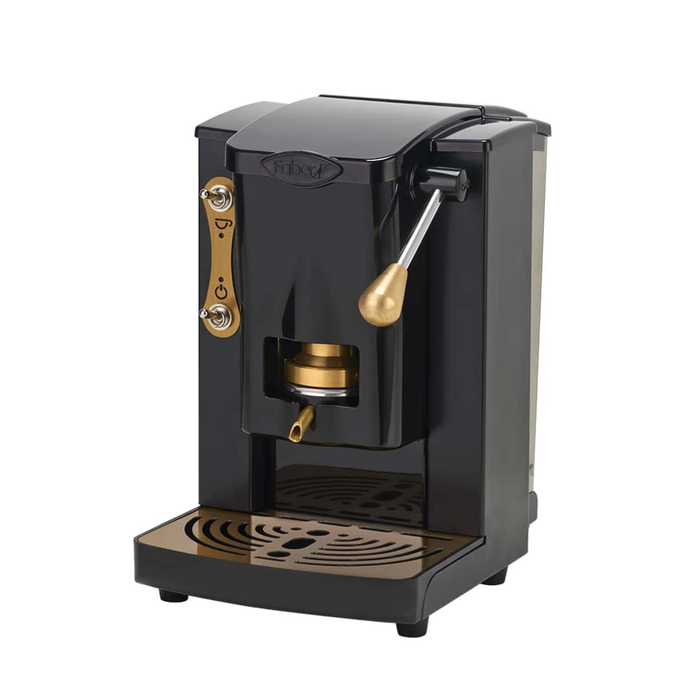 FABER MACCHINA DA CAFFE' A CIALDE PICCOLA SLOT BRASS EDIT. TOTAL BLACK