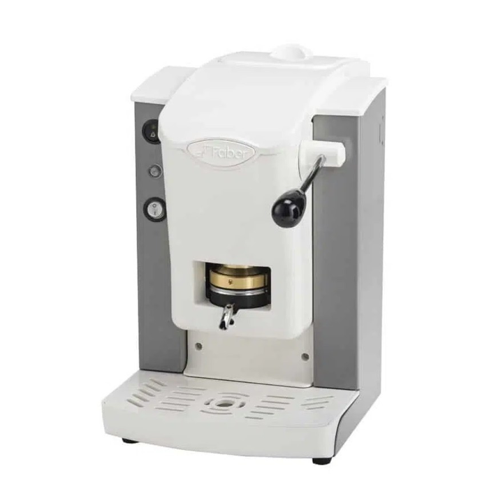 FABER MACCHINA DA CAFFE' A CIALDE SLOT BASIC OTTONE GRIGIO/BIANCO