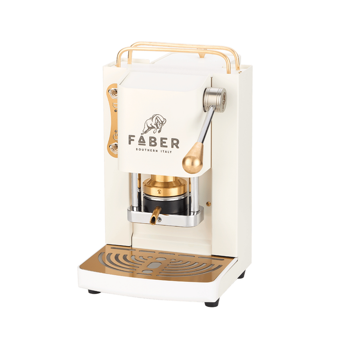 FABER MACCHINA DA CAFFE' A CIALDE PRO MINI DELUXE PURE WHITE